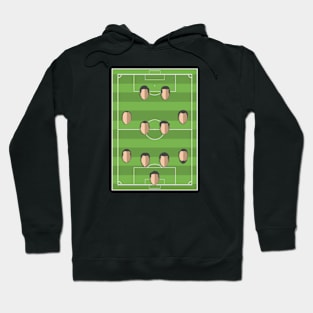 Football Formation 4-4-2 Hoodie